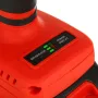 Mensela ED-LX2 18V Cordless Brushless Impact Drill Driver Electric Hammer Drill Screwdriver 25+3 Gear Torque 2 Variable Speed W/ 2.0Ah Battery for Makita for Drilling Wood Metal