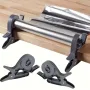 2Pcs/Set Paper Roll Holder Tape Dispenser Clamp Wrap Buddies Wrap Gift Wrap Clips