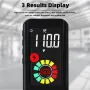 BSIDE A10 ミニスマートマルチメーター 3.2インチカラースクリーン デジタル 9999カウント True RMS マルチメーター 内蔵充電式リチウム電池電圧テスター