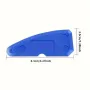 4PCS Silicone Caulking Tool Set Cement Scraper Sealant Grout Remover Ergonomic Design High-Quality Silicone Blue for Home Finishing and Cleaning Tasks