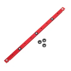 Red 300-880mm Aluminum Alloy Rail Miter Bar Slider Sliding Bar Table Saw Gauge Rod Miter Gauge for T-slot T-track Miter Track Jig Fixture Slot Router Table Woodworking Tool
