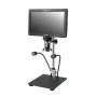 Mustool DM12 10.1'' HDMI Digital Microscope 2000X Coin Microscope with IPS Screen 20MP Soldering Microscope with 8LEDs