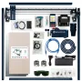 SCULPFUN S30 Ultra-11W lasergraveringsmaskin laserskärare 600x600mm gravyryta automatisk luftassistans utbytbar lins inkluderar laserreparationssats luftassistans M8 moderkort