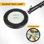 Lampada di ingrandimento a 5 LED con 64 luci a LED, testa della lampada regolabile, ideale per lettura, artigianato e saldatura, strumento versatile di illuminazione e ingrandimento.