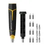 JAKEMY JM-8197 16-Piece CR-V Screwdriver Set with Phillips Slotted Tri-wing and Hex Bits Multi-Function Household Tool Kit
