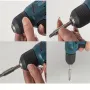 8V Cordless Electrical Drill Set USB Rechargeable 1300mAh Li-Ion Battery LED Light Forward/Reverse Adjustment Drill Bits Kit