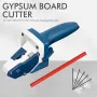 Drillpro Gypsum Board Cutting Tool All-in-one Hand Tool with Measuring Tape and Utility Cutter Alloy Gypsum Board Cutter for DIY Gypsum foam Board KT Board Cardboard
