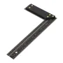 Aluminum Alloy Multi-angle Measuring Ruler Square Ruler Parallel Line Drawing Hole Scribing Ruler Ideal Layout Tool for Carpentry / Engineering / DIY Projects
