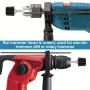 Rotary Hammer Drill Head 45# Steel Round Shank 95x36.8x10mm Wear Resistant Easy Installation for Walls Tiles Metal Sheets
