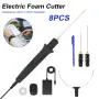 Electric Foam Cutter Kit Wire Cutter 0-300℃ Temperature Adjustable Foam Cutting Pen Styrofoam Cutting Tool With 3 Tips
