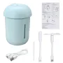 DC 5V 2W USB Humidifier 200mL Air Purify Water Meter Cooler Fan Mushroom Night Light Lamp