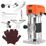1280W Wood Palm Router Tool Hand Edge Trimmer WoodWorking Joiner Cutting Palmming Tool 6 Speeds 35000r/min 220V 6.35mm(1/4\)