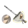 Wnew Ugraded Table Saw Miter Gauge with 27 Angle Stops / 450mm Box Joint Tenon Fence / Flip Stop for Repeatable Angled Cuts for Woodworking Table Saw