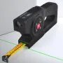 Fita métrica a laser com display digital 3 em 1, alcance de 50/70/100/120 m, tela OLED de 4,7 m, ferramenta de medição de alta precisão