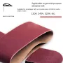 Aluminum Alloy Hand Sander with Adjustable Sandpaper Clamp Hand-Polished Sandpaper Holder for Corners / Curves / Flat Surfaces