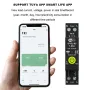 Tuya WiFi Intelligent Circuit Breaker ON OFF Timing Photovoltaic Bidirectional Metering Energy Meter Automatic Reclosing Protector with Metering and Prepaid Function Compatible with Alexa and Google Assistant for Voice Control