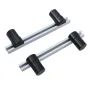2Pack Aluminum Alloy Workbench Planing Stop Board Woodworking Table Baffle Plate Quick Release Limit Block Stop Rod Table Stop For Desktop Workbench Wood DIY Woodworking Tool
