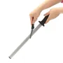 30cm/12\ Diamond Knife Sharpener Sharpening Steel 600 Grit Oval Design Efficient and Safe Tool Sharpening