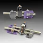 BRIDGE CITY TOOL WORKS CS-3 Center Scribe Locator Center Finder built-in Mortise or Tenon Attachment Precision Marking Tool with Innovative Stainless Steel Braided Cable or Pulley System
