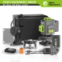 LFINE 4D 16 Line Green Laser Level Class II 515nm Self-Leveling ±1mm at 7m 30M Range 1200mAh Batteries Multi-Purpose Tripod