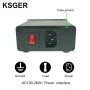 KSGER T12 STM32 OLED DIY Kit Constant Temperature Soldering Station 150-480°C Range Quick Heating High Power Output Compact Design
