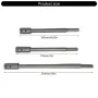 9.7/10.5mm Drill Bit Extension Stainless Steel 169mm 178mm 254mm Wood Turners Deep Hole Milling Secure Attachment