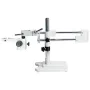 MUSTOOL 3.5X 7X 45X 90X Double Boom Stand Zoom Simul Focal Trinocular Stereo Microscope+41MP Camera Microscope For Industrial PCB Repair