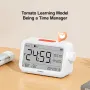 Atuman MT2 3in1 Multifunctional Hygrometer Alarm Clock Timer -9.9°C~60°C LCD Display Temperature Humidity Monitor Accurate Environmental Monitoring