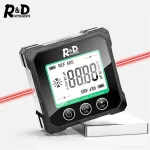 R&D PT181 Laser Digital Protractor Angle Measure Inclinometer 3 in 1 Laser Level Box Type-C Charging Angle Meter For Home