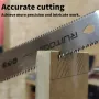 Set di pialla a mano RUITOOL 3 pezzi con corpo in ferro, utensili manuali per la lavorazione del legno con mini sega giapponese TPI 17, pialla a fondo piatto, modalità di alimentazione non carica