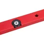 Red 300-880mm Aluminum Alloy Rail Miter Bar Slider Sliding Bar Table Saw Gauge Rod Miter Gauge for T-slot T-track Miter Track Jig Fixture Slot Router Table Woodworking Tool