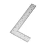 Stainless Steel L Square Ruler Right Angle Measuring Tool 100mm 150mm 300mm Double-Sided Scale for Carpentry Framing Roofing Layouts