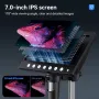 Digital Microscope 50-1200X Magnification 7-Inch 1920*1080P Screen 5MP TYPE-C Port 8 LED for Precise Inspection