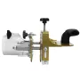 Dispositivo di mortasatura per macchina di rifilatura da 65 mm, staffa di scanalatura 2 in 1, elementi di fissaggio invisibili, localizzatore di punzoni, guida lineare, utensile per lavorazione del legno