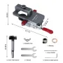 Fonson Tools 35mm Concealed Hinge Jig Drilling Guide Door Hinge Jig for Woodworking Door Cabinet Hinges Mounting Tool