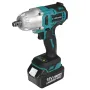 Drillpro 18V Brushless Electric Wrench 0-6200 RPM 800N.M Torque LED Work Lights Suitable for Construction Woodworking Heavy Duty Maintenance