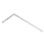 Stainless Steel L Square Ruler Right Angle Measuring Tool 100mm 150mm 300mm Double-Sided Scale for Carpentry Framing Roofing Layouts