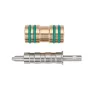 HONGDUI Brass Roller For HD29 Honing Guide Woodworking Sharpening System Three-position Eccentric Roller
