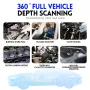 FNIRSI FD10 차량 OBD2 스캐너 코드 리더 오류 해결 OBD 진단 도구 iOS 안드로이드 블루투스 V5.1 엔진 경고등 자동차 수리