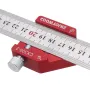 Enjoywood Line Scribe Ruler 45 90 Degree Adjustable Stainless Steel Woodworking Tool Locator 12 Inch Length Versatile for Precise Measurement and Drawing
