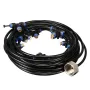 Misting System Fan Cooler Water Cooling Patio Mist Garden Sprayer Tool With Nozzles Splitter