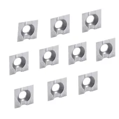 HONGDUI 10PCS Carbide Insert Cutter for Edge Corner Plane