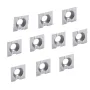 HONGDUI 10PCS Carbide Insert Cutter for Edge Corner Plane