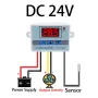 Controlador de temperatura digital LED W3002 com opções de 12 V/24 V/220 V/110 V, controle duplo de refrigeração e aquecimento, configurações ajustáveis, medição de alta precisão para máquinas de frutos do mar e outras aplicações