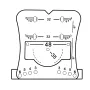 Punzone per aprire i fori delle cerniere per lavorazione del legno da 35 mm con localizzatore di punzoni e telaio di limitazione. Lega di alluminio di alta qualità per una foratura e un montaggio rapidi e precisi delle cerniere. Applicazione versatile.