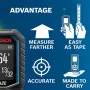Professional GLM50-23G Green Laser Range Finder 50m Measurement IP65 360° Tilt Sensor High Accuracy
