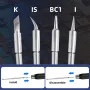 SEQURE S60P Upgraded Version Electric Soldering Iron Supports PD|QC|DC|PPS Power Supply Compatible with C210 Soldering Iron Tip Precision Electronic Mobile Phone Repair Tool Anti-static Soldering Pen 60W