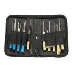 DANIU 18Pcs Dimple Lock Pick Tools Combination Door Openner Locksmith Tool