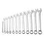 12pcs Spanners Wrench Chrome Vanadium Steel Polished Tool Set Kit 6-19mm