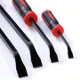 Heavy-Duty CR-V Long Tire Spoon Pry Bar With Non-Slip Handle Caps Perfect for Automotive Demolition Nail Pulling & More